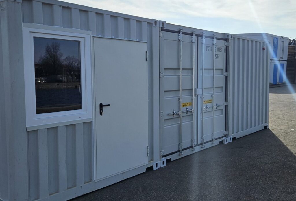 Werkstattanlage aus Containern